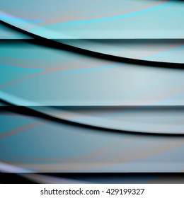 Abstract background created using colorful overlaid stripes. Vector illustration, can be used for presentations, graphic designs brochures, web design.