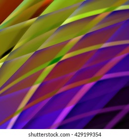 Abstract background created using colorful overlaid stripes. Vector illustration, can be used for presentations, graphic designs brochures, web design.