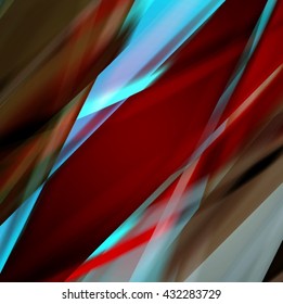 Abstract background created using colorful overlaid stripes. Vector illustration, can be used for presentations, graphic designs brochures, web design.