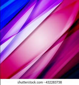 Abstract background created using colorful overlaid stripes. Vector illustration, can be used for presentations, graphic designs brochures, web design.