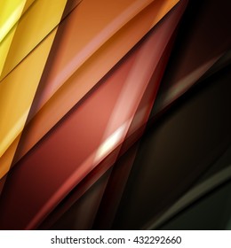 Abstract background created using colorful overlaid stripes. Vector illustration, can be used for presentations, graphic designs brochures, web design.