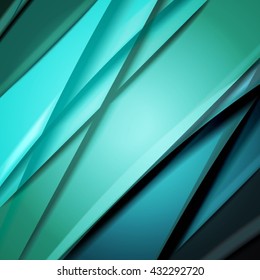 Abstract background created using colorful overlaid stripes. Vector illustration, can be used for presentations, graphic designs brochures, web design.