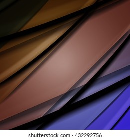 Abstract background created using colorful overlaid stripes. Vector illustration, can be used for presentations, graphic designs brochures, web design.