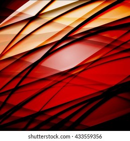 Abstract background created using colorful overlaid stripes. Vector illustration, can be used for presentations, graphic designs brochures, web design.