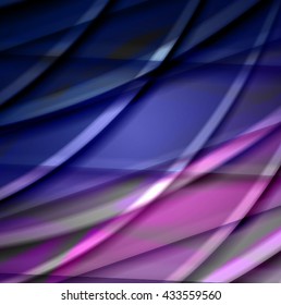 Abstract background created using colorful overlaid stripes. Vector illustration, can be used for presentations, graphic designs brochures, web design.