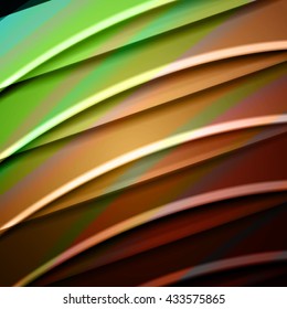 Abstract background created using colorful overlaid stripes. Vector illustration, can be used for presentations, graphic designs brochures, web design.