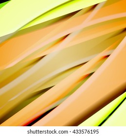 Abstract background created using colorful overlaid stripes. Vector illustration, can be used for presentations, graphic designs brochures, web design.