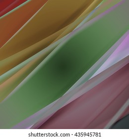 Abstract background created using colorful overlaid stripes. Vector illustration, can be used for presentations, graphic designs brochures, web design.