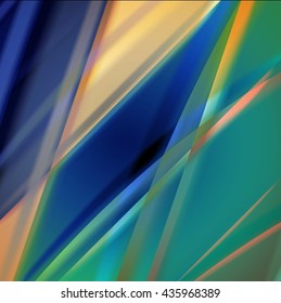 Abstract background created using colorful overlaid stripes. Vector illustration, can be used for presentations, graphic designs brochures, web design.