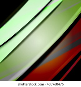 Abstract background created using colorful overlaid stripes. Vector illustration, can be used for presentations, graphic designs brochures, web design.