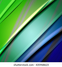 Abstract background created using colorful overlaid stripes. Vector illustration, can be used for presentations, graphic designs brochures, web design.