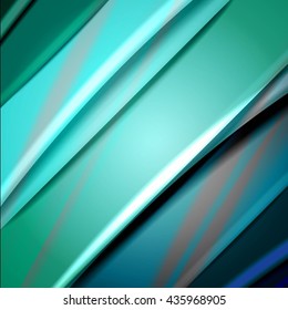 Abstract background created using colorful overlaid stripes. Vector illustration, can be used for presentations, graphic designs brochures, web design.