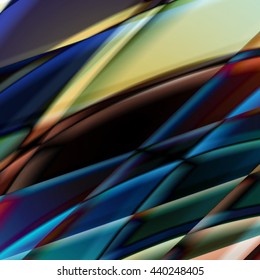 Abstract background created using colorful overlaid stripes. Vector illustration, can be used for presentations, graphic designs brochures, web design.