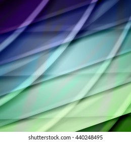 Abstract background created using colorful overlaid stripes. Vector illustration, can be used for presentations, graphic designs brochures, web design.