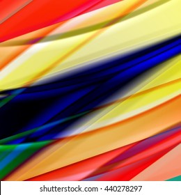 Abstract background created using colorful overlaid stripes. Vector illustration, can be used for presentations, graphic designs brochures, web design.