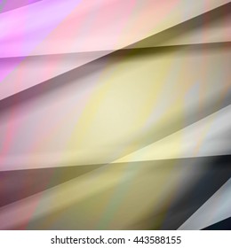 Abstract background created using colorful overlaid stripes. Vector illustration, can be used for presentations, graphic designs brochures, web design.