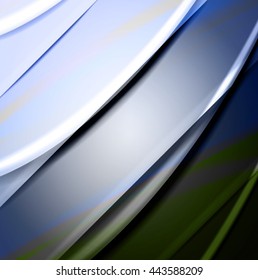 Abstract background created using colorful overlaid stripes. Vector illustration, can be used for presentations, graphic designs brochures, web design.