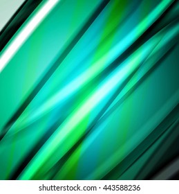 Abstract background created using colorful overlaid stripes. Vector illustration, can be used for presentations, graphic designs brochures, web design.