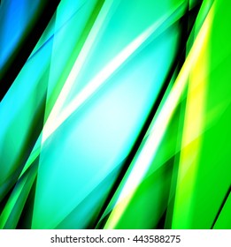 Abstract background created using colorful overlaid stripes. Vector illustration, can be used for presentations, graphic designs brochures, web design.