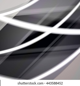 Abstract background created using colorful overlaid stripes. Vector illustration, can be used for presentations, graphic designs brochures, web design.