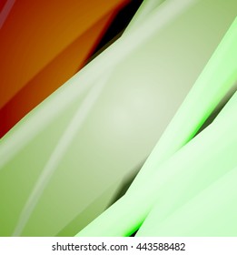 Abstract background created using colorful overlaid stripes. Vector illustration, can be used for presentations, graphic designs brochures, web design.