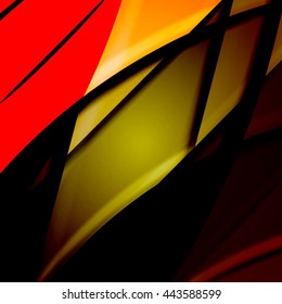 Abstract background created using colorful overlaid stripes. Vector illustration, can be used for presentations, graphic designs brochures, web design.