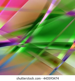 Abstract background created using colorful overlaid stripes. Vector illustration, can be used for presentations, graphic designs brochures, web design.
