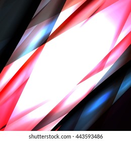 Abstract background created using colorful overlaid stripes. Vector illustration, can be used for presentations, graphic designs brochures, web design.