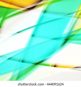 Abstract background created using colorful overlaid stripes. Vector illustration, can be used for presentations, graphic designs brochures, web design.