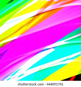 Abstract background created using colorful overlaid stripes. Vector illustration, can be used for presentations, graphic designs brochures, web design.