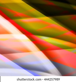 Abstract background created using colorful overlaid stripes. Vector illustration, can be used for presentations, graphic designs brochures, web design.