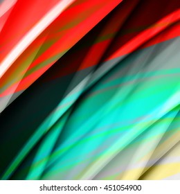 Abstract background created using colorful overlaid stripes. Vector illustration, can be used for presentations, graphic designs brochures, web design.