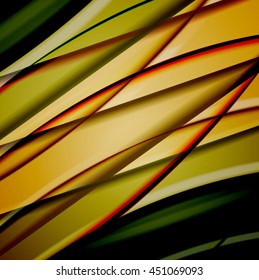 Abstract background created using colorful overlaid stripes. Vector illustration, can be used for presentations, graphic designs brochures, web design.