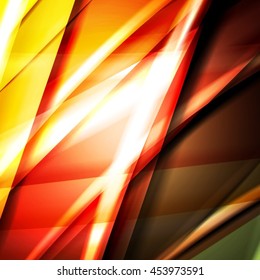 Abstract background created using colorful overlaid stripes. Vector illustration, can be used for presentations, graphic designs brochures, web design.