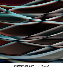 Abstract background created using colorful overlaid stripes. Vector illustration, can be used for presentations, graphic designs brochures, web design.