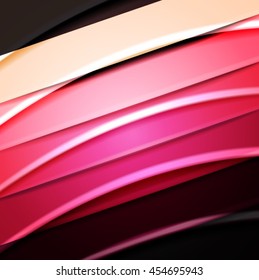 Abstract background created using colorful overlaid stripes. Vector illustration, can be used for presentations, graphic designs brochures, web design.