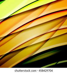 Abstract background created using colorful overlaid stripes. Vector illustration, can be used for presentations, graphic designs brochures, web design.