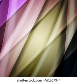 Abstract background created using colorful overlaid stripes. Vector illustration, can be used for presentations, graphic designs brochures, web design.