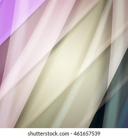 Abstract background created using colorful overlaid stripes. Vector illustration, can be used for presentations, graphic designs brochures, web design.