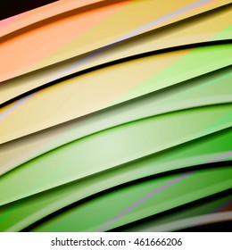 Abstract background created using colorful overlaid stripes. Vector illustration, can be used for presentations, graphic designs brochures, web design.