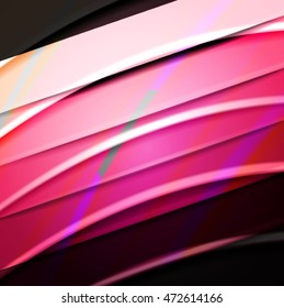 Abstract background created using colorful overlaid stripes. Vector illustration, can be used for presentations, graphic designs brochures, web design.