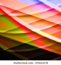 Abstract background created using colorful overlaid stripes. Vector illustration, can be used for presentations, graphic designs brochures, web design.