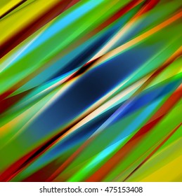 Abstract background created using colorful overlaid stripes. Vector illustration, can be used for presentations, graphic designs brochures, web design.