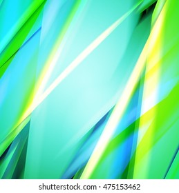 Abstract background created using colorful overlaid stripes. Vector illustration, can be used for presentations, graphic designs brochures, web design.