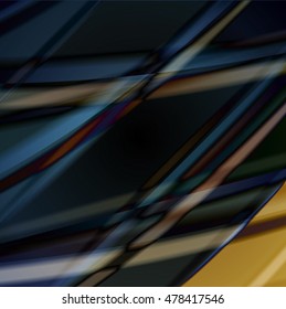 Abstract background created using colorful overlaid stripes. Vector illustration, can be used for presentations, graphic designs brochures, web design.
