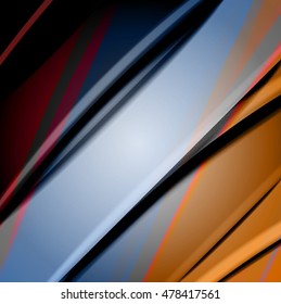 Abstract background created using colorful overlaid stripes. Vector illustration, can be used for presentations, graphic designs brochures, web design.