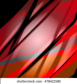 Abstract background created using colorful overlaid stripes. Vector illustration, can be used for presentations, graphic designs brochures, web design.