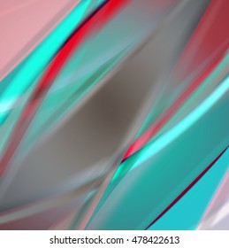 Abstract background created using colorful overlaid stripes. Vector illustration, can be used for presentations, graphic designs brochures, web design.