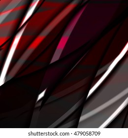 Abstract background created using colorful overlaid stripes. Vector illustration, can be used for presentations, graphic designs brochures, web design.