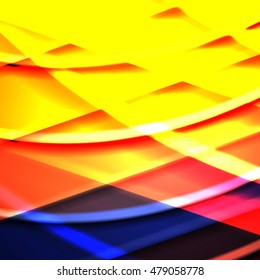 Abstract background created using colorful overlaid stripes. Vector illustration, can be used for presentations, graphic designs brochures, web design.